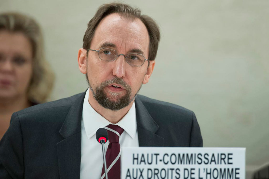 Le Haut-Commissaire des Nations Unies aux droits de l’homme, Zeid Ra’ad Al Hussein. Photo: ONU / Jean-Marc Ferré