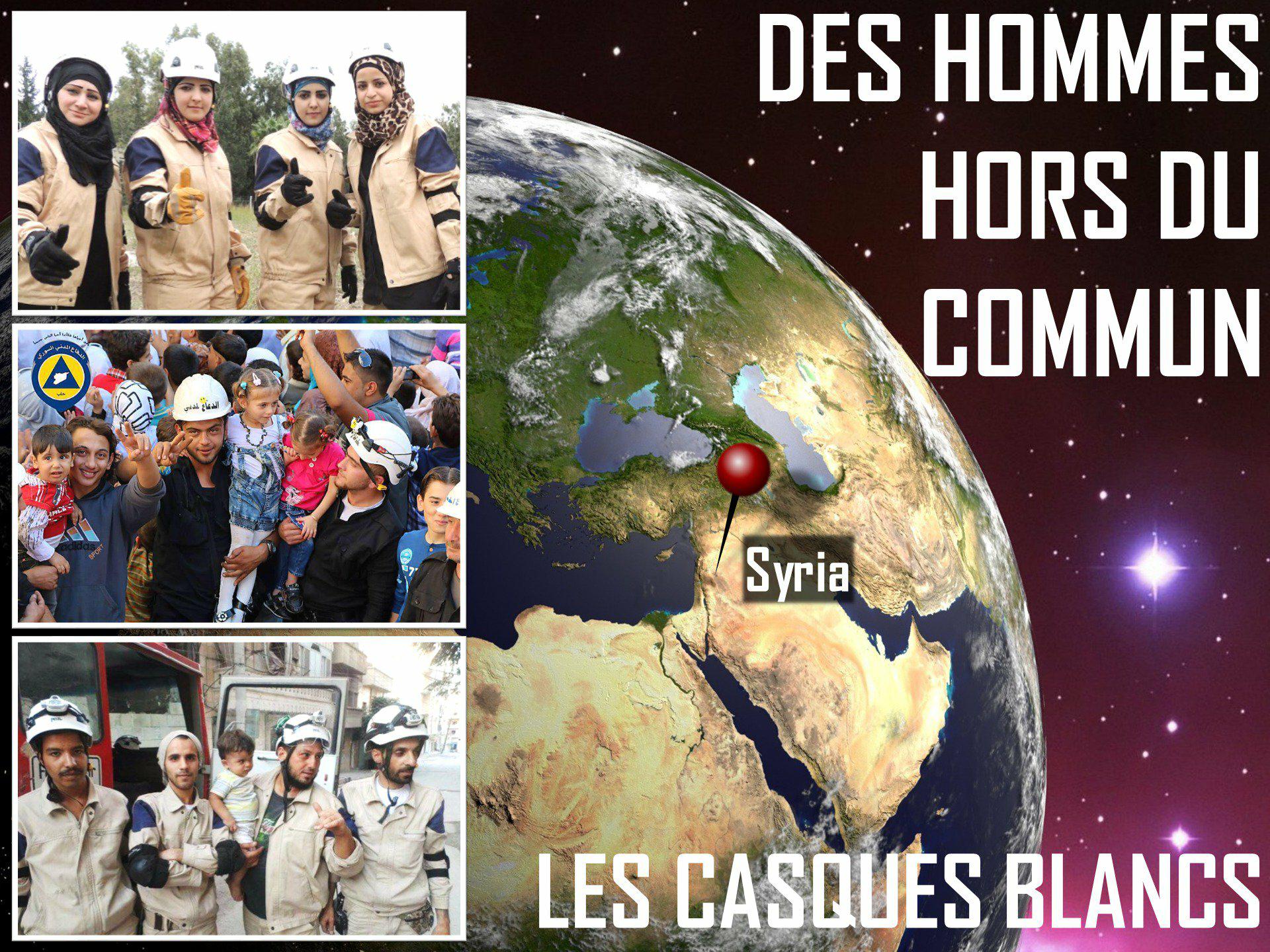 Tweetstorm en solidarité avec les casques blancs en Syrie