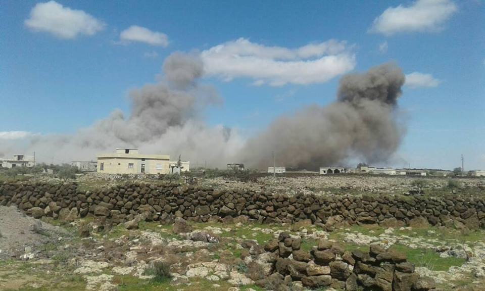 Bombardement dans la province de Deraa