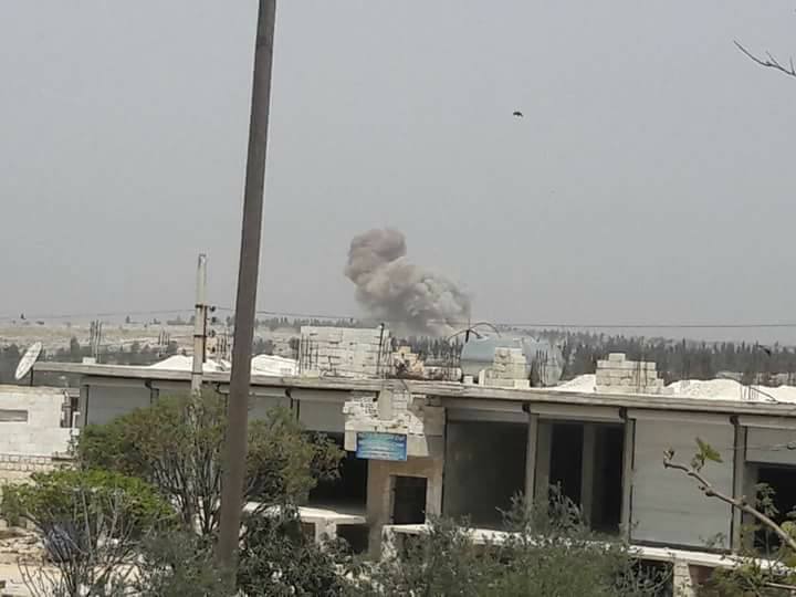 Bombing of the periphery of Kafranbel